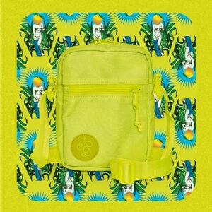 Baboon to the Moon 1.2 L Sling Bag Gilardi Neon Yellow Green EUC Discontinued